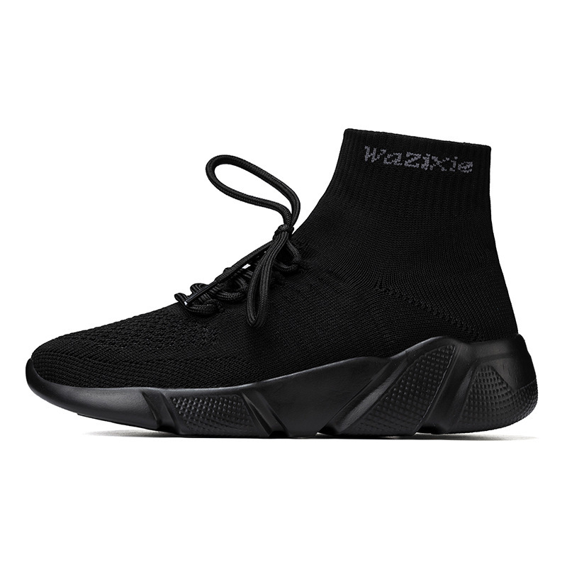 Gyári őszi és téli új alkalmi cipők férfi divatos, mindenhez illő sportcipő, könnyű, repülő szőtt zokni, határokon átnyúló, plus size nagykereskedelmi cipők