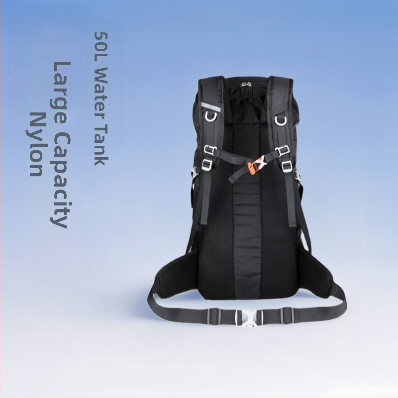 Gyári nagykereskedelmi új hátizsák kültéri hegymászó táska 50L nagy kapacitású nejlon utazási kemping túrázás hegymászás
