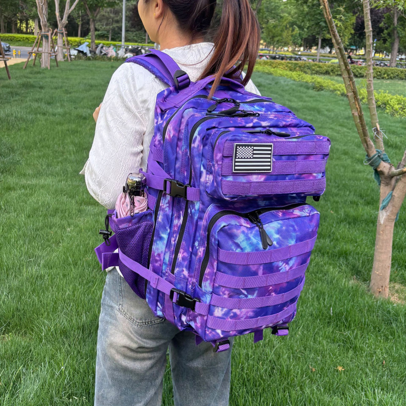 Piiriülene 45L taktikaline seljakott suure mahutavusega välistingimustes kasutamiseks mõeldud spordiseljakott takjakinnitusega kulumiskindel veekindel matkakamuflaažkott