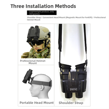 Νέο διασυνοριακό όργανο νυχτερινής όρασης διπλού σωλήνα για εξωτερικούς χώρους, δημοφιλές όργανο νυχτερινής όρασης υπέρυθρης νυχτερινής όρασης HD με υπέρυθρη ακτινοβολία στο κεφάλι του Amazon