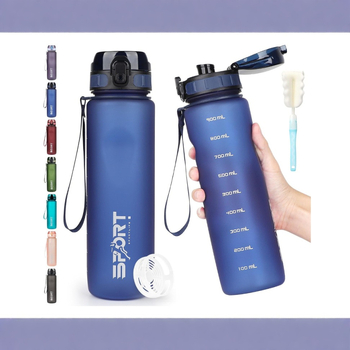 Õues kasutatav mugav tass suviseks värviliseks plastist veekruusiks meestele ja naistele, õpilastele, suure mahutavusega spordiveekruus, kosmosekruus