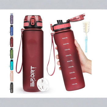 Õues kasutatav mugav tass suviseks värviliseks plastist veekruusiks meestele ja naistele, õpilastele, suure mahutavusega spordiveekruus, kosmosekruus