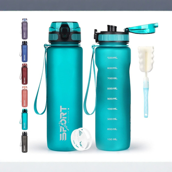 Õues kasutatav mugav tass suviseks värviliseks plastist veekruusiks meestele ja naistele, õpilastele, suure mahutavusega spordiveekruus, kosmosekruus