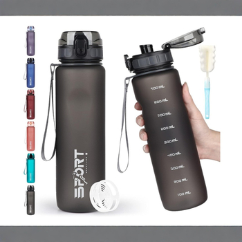 Õues kasutatav mugav tass suviseks värviliseks plastist veekruusiks meestele ja naistele, õpilastele, suure mahutavusega spordiveekruus, kosmosekruus