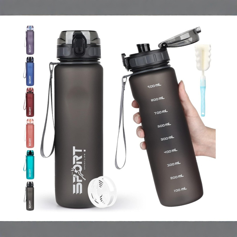 Õues kasutatav mugav tass suviseks värviliseks plastist veekruusiks meestele ja naistele, õpilastele, suure mahutavusega spordiveekruus, kosmosekruus