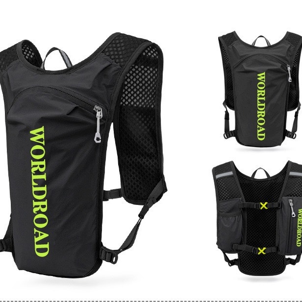 Határokon átnyúló kerékpáros túrahátizsák férfiaknak és nőknek, terepfutáshoz, maratonhoz, 5 literes, könnyű, hordozható hegymászó táska