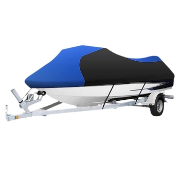 Amazon Cross-Border 600D Oxford Υφασμάτινο Κάλυμμα Σκάφους Αδιάβροχο για Μηχανοκίνητο Σκάφος σε Σχήμα V, Εξωτερικό Σκάφος Αδιάβροχο για Σκάφος Ταχύπλοου, ... Εξωτερική Χρήση, Ανθεκτικό στη Σκόνη