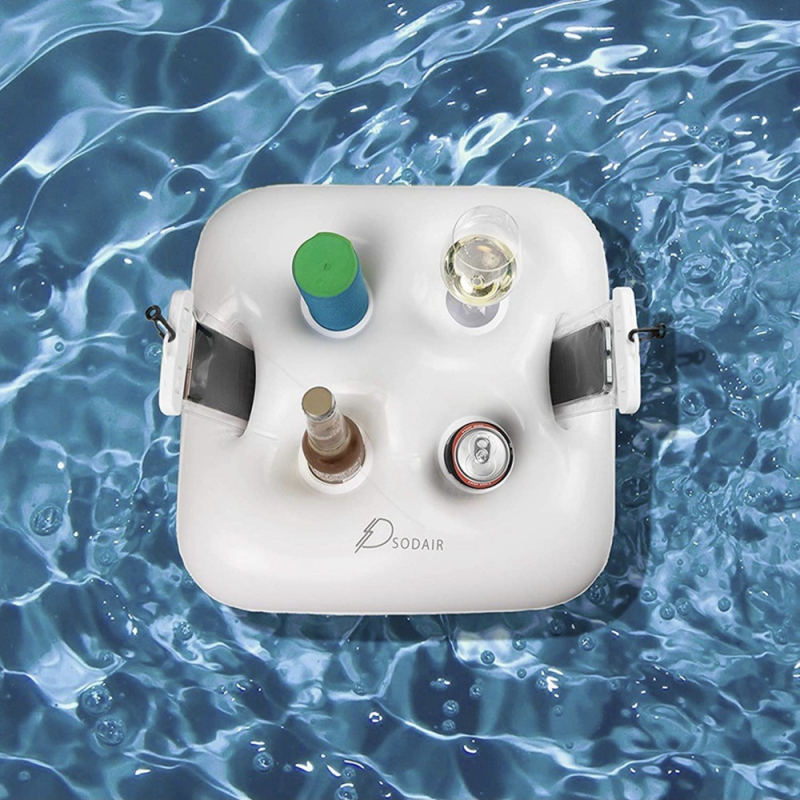 Pripučiamas keturių skylių puodelių laikiklis iš PVC, karštas išpardavimas, nuolaida, alaus gėrimų laikiklis, vanduo, „Coca-Cola“ plaukiojanti eilė, spausdinamas logotipas