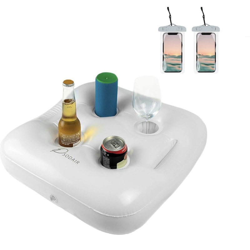 Pripučiamas keturių skylių puodelių laikiklis iš PVC, karštas išpardavimas, nuolaida, alaus gėrimų laikiklis, vanduo, „Coca-Cola“ plaukiojanti eilė, spausdinamas logotipas