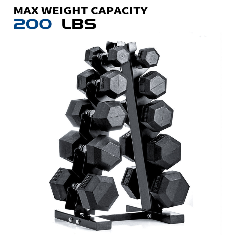 Εμπορικό εξαγωνικό σταθερό ράφι τοποθέτησης αλτήρων για εξοπλισμό οικιακής γυμναστικής, ράφι αποθήκευσης αλτήρων τύπου Α, πολλαπλών προδιαγραφών