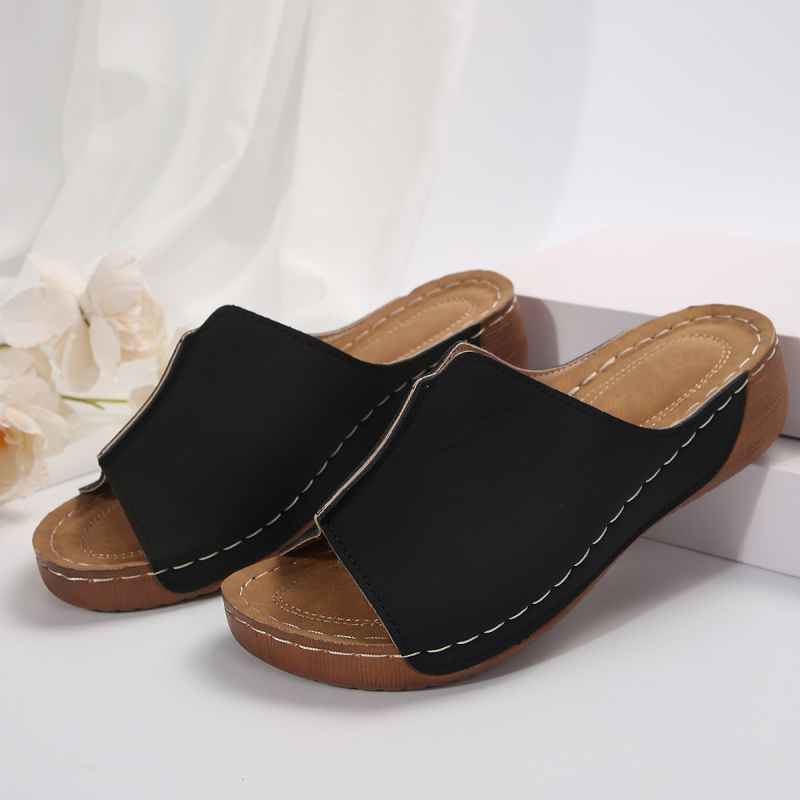 Új Külkereskedelmi Éktalpú Papucsok Női Vastag Talpú Női Szandálok Alkalmi Könnyű, Plus Size Női Papucsok