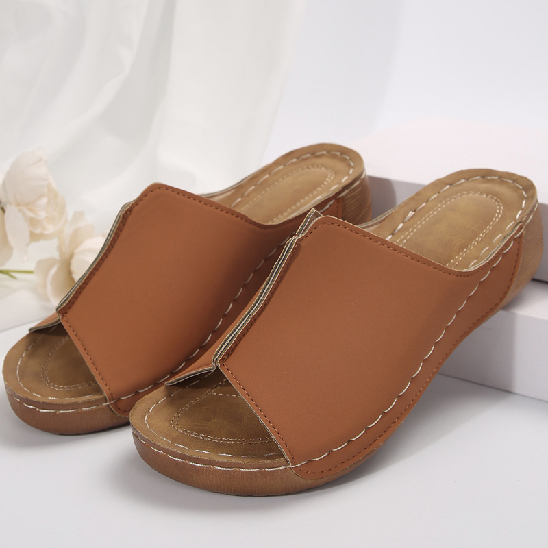 Új Külkereskedelmi Éktalpú Papucsok Női Vastag Talpú Női Szandálok Alkalmi Könnyű, Plus Size Női Papucsok