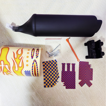 Ιρλανδικό ποδήλατο turbo μοτοσικλέτας ηχητικό εφέ εξάτμισης έξι είδη μοτοσικλέτας άγριο ηχητικό εφέ 274G