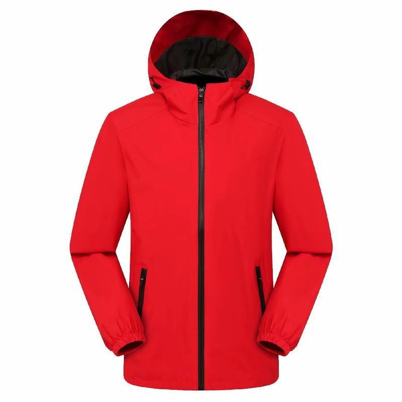 Мъжко яке за бягане, ветроустойчиво, тренировъчно, пролетно и есенно, спортно, водоустойчиво, дъждоустойчиво, бързосъхнещо, за навън, с качулка, колоездене, ежедневно