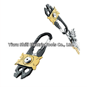 Κιτ πολυλειτουργικών κλειδιών 20 σε 1, τσάντα σωτηρίας για εξωτερικές ανάγκες, εργαλείο EDC, κατσαβίδι μπρελόκ