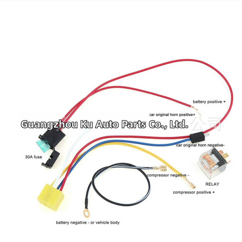Производител доставя 17-инчов 450 мм 12V автомобилен клаксон с еднотръбна въздушна свирка, модифициран клаксон, супер силен, монтиран в кола