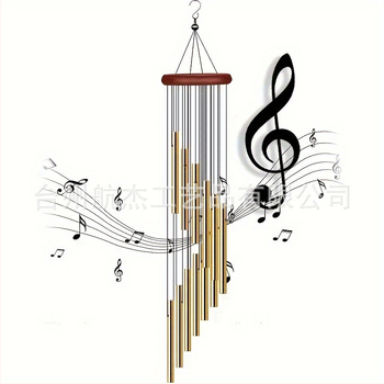 Metallist tuulekell 12-toruga alumiiniumtoru ripats kodu rõdu ripats piiriülene Temu mälestuskingitus hulgimüügi kell