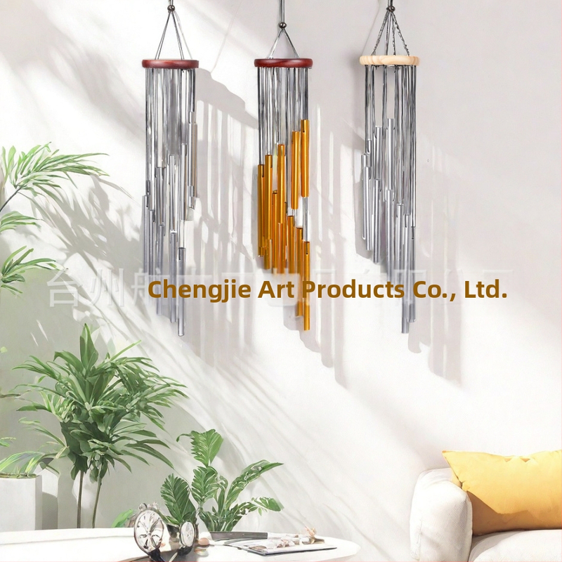 Metallist tuulekell 12-toruga alumiiniumtoru ripats kodu rõdu ripats piiriülene Temu mälestuskingitus hulgimüügi kell