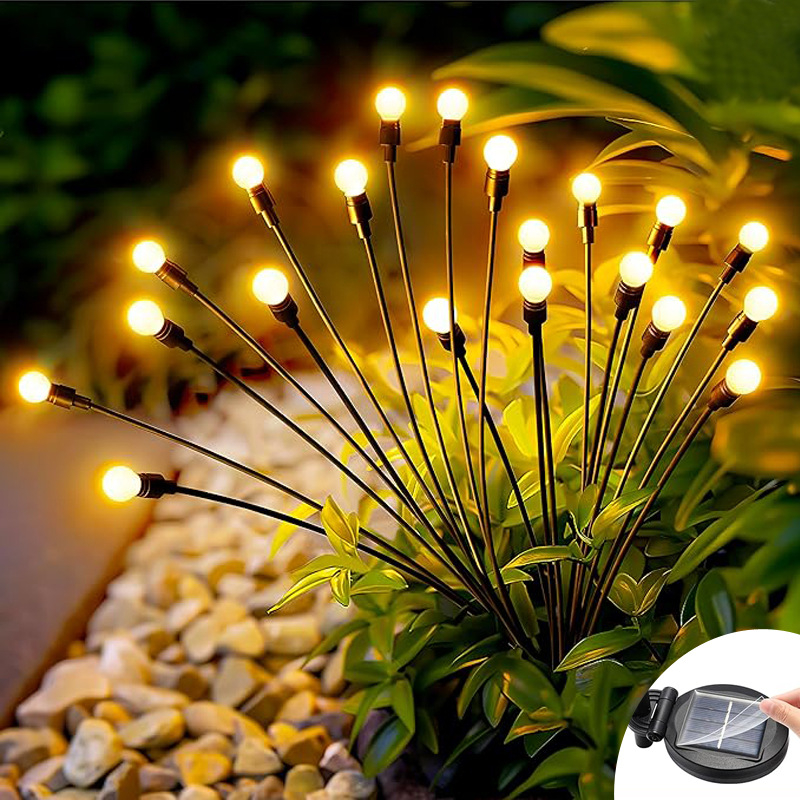 Napelemes Szentjánosbogár lámpa Udvari Kerti Lámpa Határokon Átnyúló Kerti Hangulat Lámpa Új Kültéri Gyeplámpa Lengőlámpa