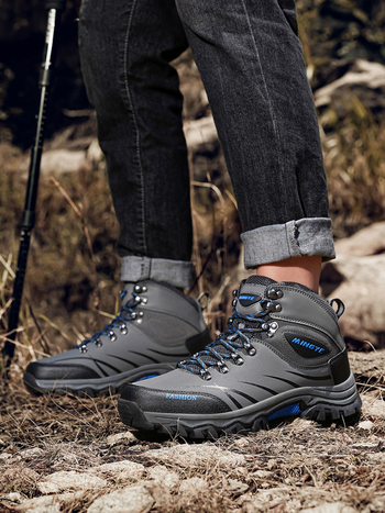 Kültéri vízálló hegymászócipők Férfi tavaszi és őszi csúszásgátló cipő Férfi lélegző futócipők Puha talpú alkalmi cipők Munkavédelmi cipők