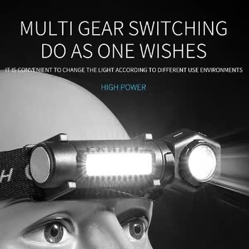 Προβολέας LED με ισχυρό επαναφορτιζόμενο, εξαιρετικά φωτεινό λαμπτήρα κεφαλής, φακός, μίνι φορητό φως εργασίας εξωτερικού χώρου