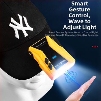 Yinnuo Headlamp Fishing Special Rechargeable Head-mounted Super Bright Mini Ultra Light Light Small Night Fishing Επαγωγική Λάμπα Καπέλου