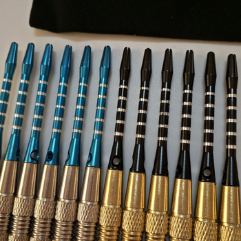 Смесени 18g железни, помеднени, безопасни меки стрелички 12 стрелички + 42 опашни крила + 100 главички + 6 алуминиеви пръчки безплатно