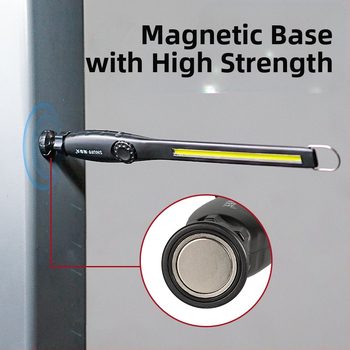Uzlādējams augstas gaismas piekarināms dibens ar magnētu fiksētu mašīnas remonta bezelektrodu aptumšošanas mobilo darba apgaismojumu