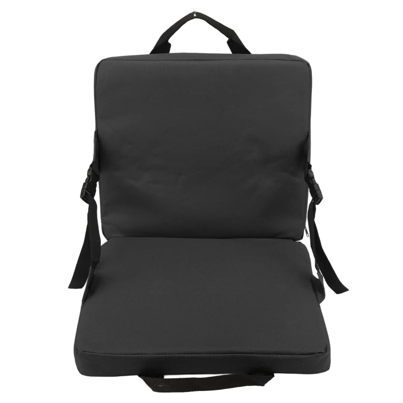 Преносима сгъваема къмпинг сгъваема удебелена възглавница за облегалка, сгъваем стол за плажен стадион, дебела памучна възглавница