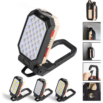 Νέο φως εργασίας COB με φόρτιση USB LED με μαγνήτη, οθόνη φόρτισης Hook, φως επιθεώρησης έκτακτης ανάγκης για φακό έκτακτης ανάγκης