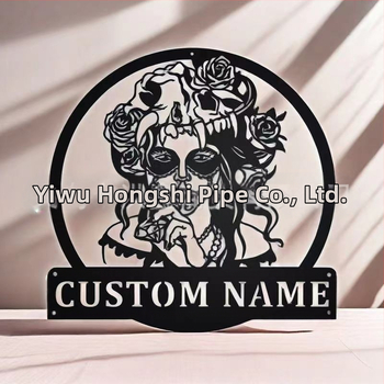 Határokon átnyúló független állomás kreatív fém vas faldekoráció hálószoba üreges faldekoráció belső dekorációs kézművesség