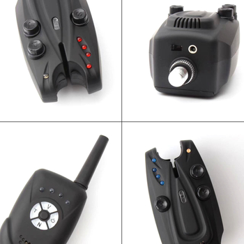 Трансграничен нов продукт Многофункционален риболов 1 до 4 Аларми Цифров морски прът Нощен риболов Интелигентна кука за кълване Мигаща светлинна аларма