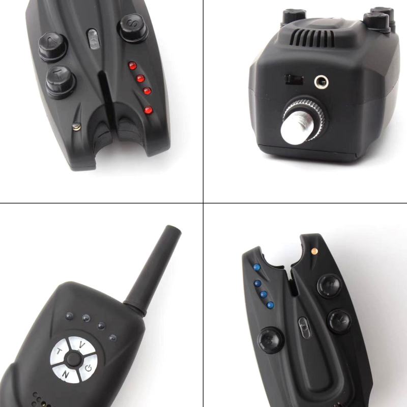 Határokon átnyúló új termék, multifunkcionális horgászat 1-4 riasztással, digitális tengeri bottal, éjszakai horgászat, intelligens harapáshorog, villogó fényjelzéssel