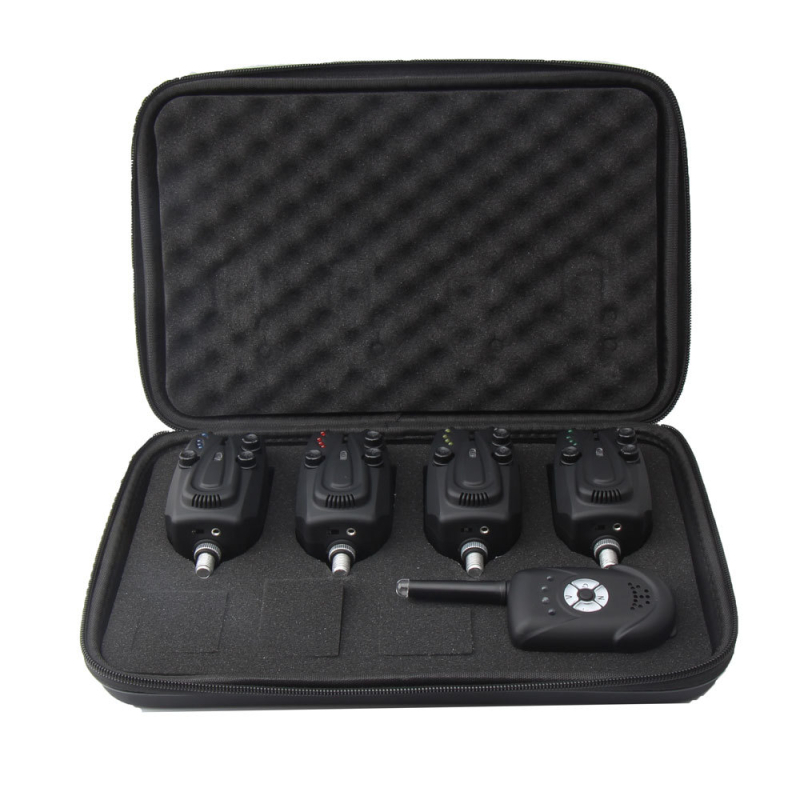 Határokon átnyúló új termék, multifunkcionális horgászat 1-4 riasztással, digitális tengeri bottal, éjszakai horgászat, intelligens harapáshorog, villogó fényjelzéssel