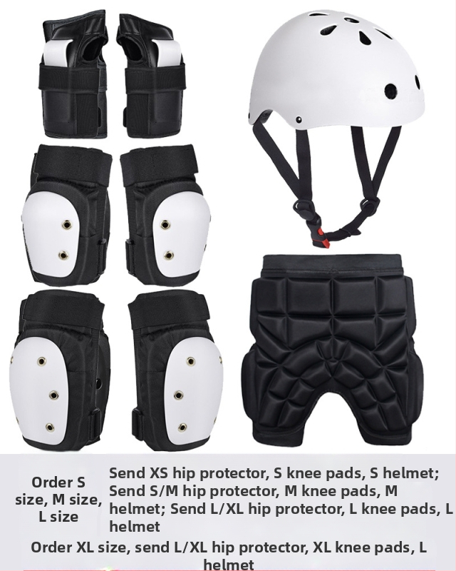 Riedlenčių apsaugos Profesionalus riedučių sportas Vaikų ir suaugusiųjų čiuožimas Kelių apsaugos Alkūnių apsaugos Delnų apsaugos Šešių dalių šalmas Luchongo čiuožimui