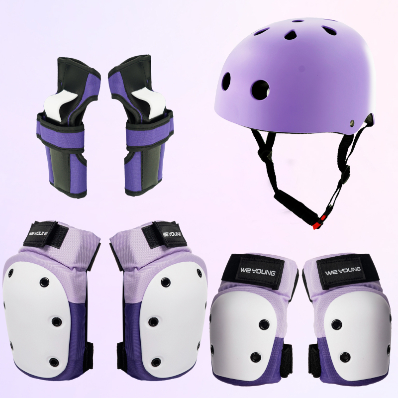 Riedlenčių apsaugos Profesionalus riedučių sportas Vaikų ir suaugusiųjų čiuožimas Kelių apsaugos Alkūnių apsaugos Delnų apsaugos Šešių dalių šalmas Luchongo čiuožimui