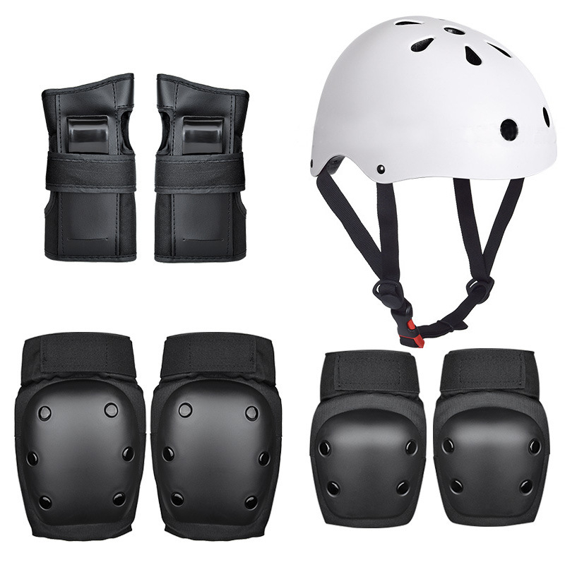 Riedlenčių apsaugos Profesionalus riedučių sportas Vaikų ir suaugusiųjų čiuožimas Kelių apsaugos Alkūnių apsaugos Delnų apsaugos Šešių dalių šalmas Luchongo čiuožimui