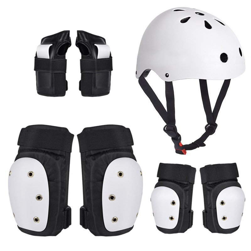 Riedlenčių apsaugos Profesionalus riedučių sportas Vaikų ir suaugusiųjų čiuožimas Kelių apsaugos Alkūnių apsaugos Delnų apsaugos Šešių dalių šalmas Luchongo čiuožimui