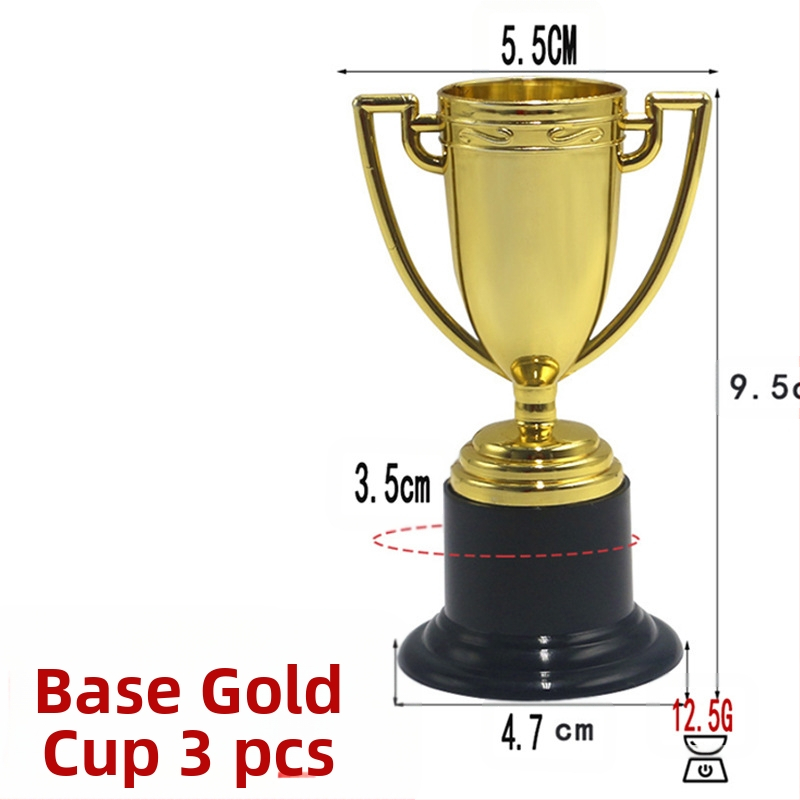 Maza zelta krūzīte, zelta vīriņš, nav sudraba krūzīte, zelta plastmasas trofeja, bērnudārza balva, bērnu izglītības piederumi, klasesbiedriem