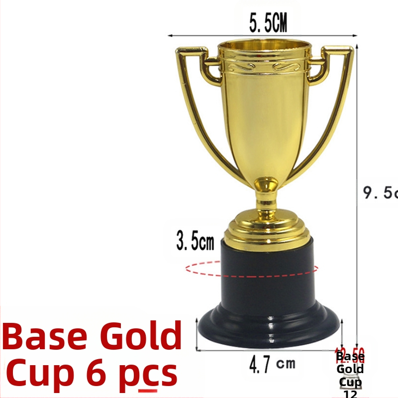 Maza zelta krūzīte, zelta vīriņš, nav sudraba krūzīte, zelta plastmasas trofeja, bērnudārza balva, bērnu izglītības piederumi, klasesbiedriem