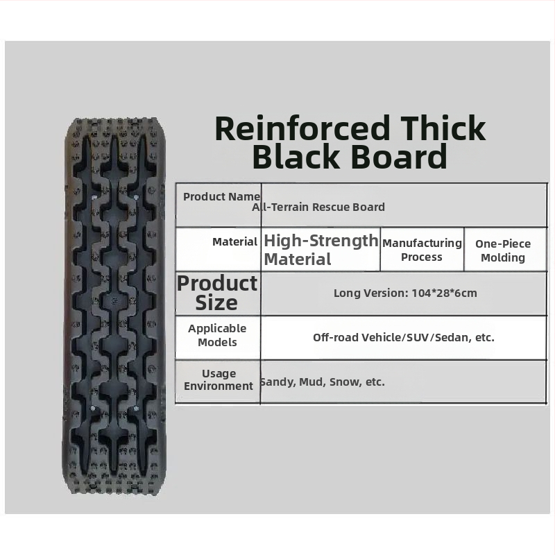 Maastikuautode päästelaud, isejuhtiva autorehvi libisemisvastane laud, vajumisvastane laud, välistingimustes kasutatav muda- ja lumepäästelaud