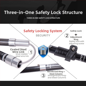 Външен трекинг щека от карбон, ултра лека, прибираща се, сгъваема, външна заключваща се щека, катерене, туризъм, бягане през пресечена местност, бастун от карбон