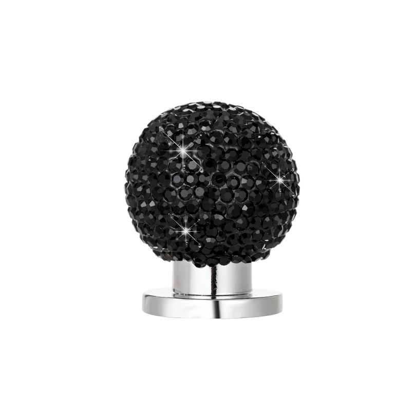 Uus teemantkuuliga ühe nupuga käivitusrõnga isiksusega ümmargune auto universaalne dekoratiivne rõngas auto süütenupu kate