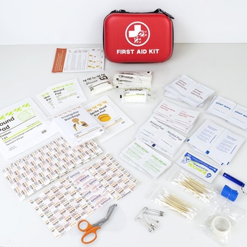 Комплект за първа помощ за кола Amazon Spot, преносим водоустойчив комплект за спешни случаи Eva, спасяване на открито