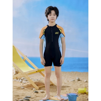 Παιδικά Μαγιό για Αγόρια και Κορίτσια, Σώμα με Σώμα για Μεσαία και Μεγάλα Παιδιά, Μαθητές, Αγόρια και Κορίτσια, Βρεφικά Αντηλιακά Μαγιό Γρήγορου Στεγνώματος, Καλοκαίρι, Νέο Στυλ