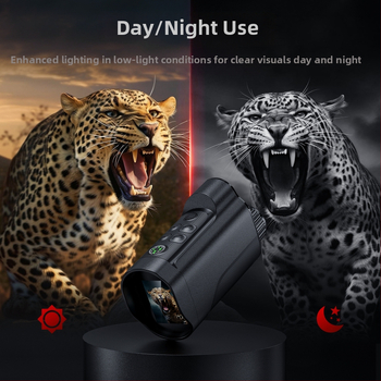 Vieno vamzdžio skaitmeninis naktinio matymo prietaisas, skirtas stebėti tarpvalstybinius sprogimus, skirtas tiesioginiam gamykliniam stebėjimui stovyklavimo metu, medžioklei lauke.