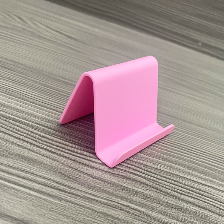 „Ditui“ dovanų reklaminis mobiliojo telefono laikiklis su spausdintu logotipu ir tekstu. Paprastas nešiojamas stalinis mobiliojo telefono laikiklis, didmeninė prekyba.