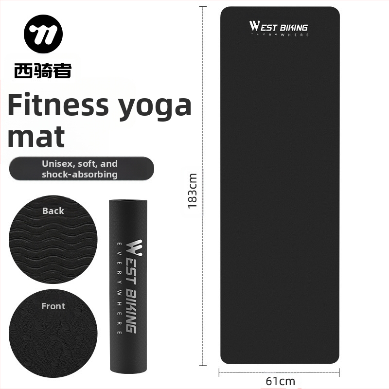 Western Rider spordijoogamatt TPE fitnessmatt libisemiskindel joogamatt jalgrattasõiduplatvormi matt koju