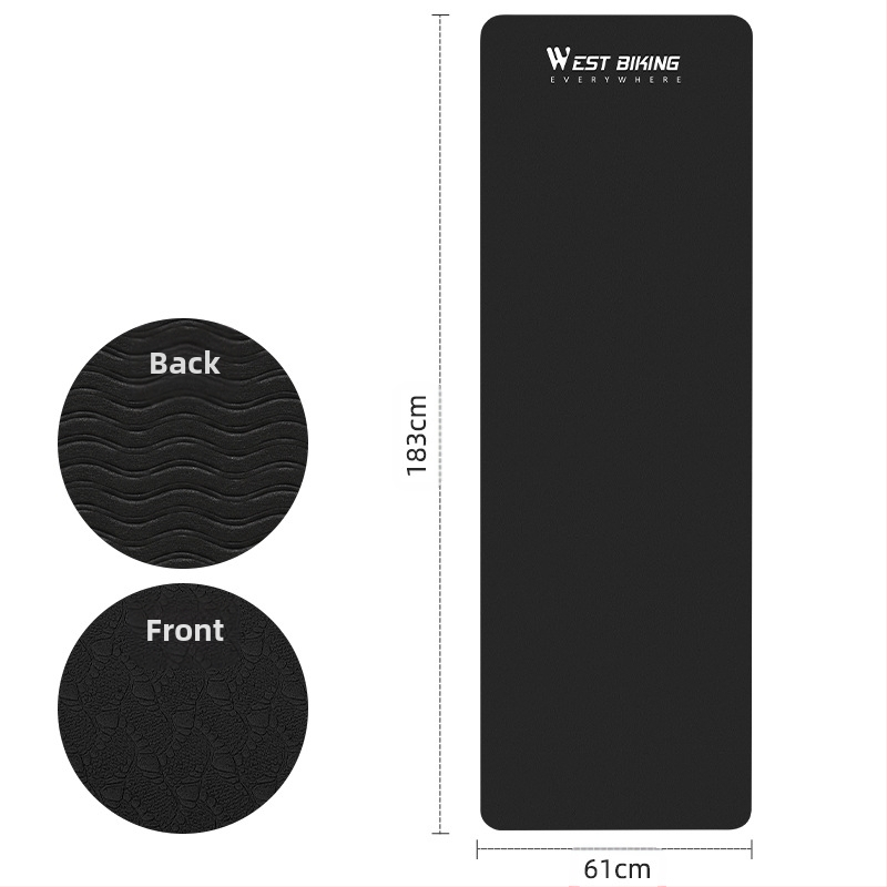 Western Rider spordijoogamatt TPE fitnessmatt libisemiskindel joogamatt jalgrattasõiduplatvormi matt koju