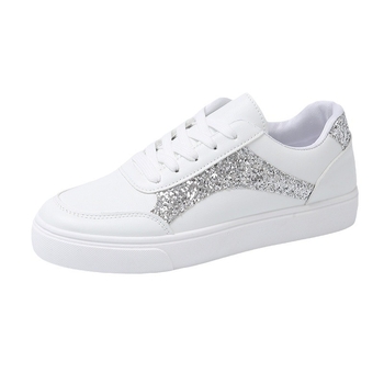 Λευκά γυναικεία παπούτσια καλοκαίρι 2024 άνοιξη νέα Joker εκρήξεις φοιτητικά αθλητικά φλατ casual παπούτσια σανίδας μια γενιά μαλλιών